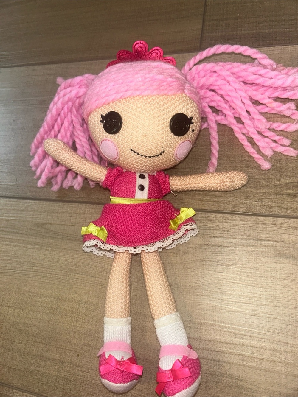 MGA Lalaloopsy Super Silly Party Jewel Sparkles Crochet Stuffed Plush Doll Toy